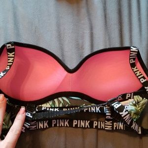 Vs pink bralette. Strappy back.